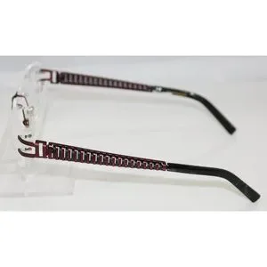 New Boucheron Dark Burgundy Eyeglasses New Boucheron Beo 146.03 Dark Burgundy Eyeglasses | eBay main image 4